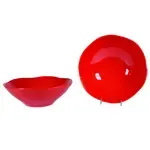 Thunder Group , 39093PR, Soup Salad Pasta Cereal Bowl, Plastic, Melamine, Red, 45 Oz.