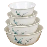 Thunder Group , 5307BB, Asian Dinnerware, Plastic, Melamine, Blue, 6.88" Dia