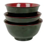 Thunder Group , 5565JBR, Asian Dinnerware, Plastic, Melamine, Round, Black