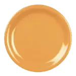 Thunder Group , CR107YW, Plate, Plastic, Melamine, Round, Yellow