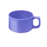 Thunder Group , CR9016BU, Soup Cup / Mug, Plastic, Melamine, Purple, 4" Dia