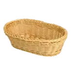 Thunder Group PLBB1107, Basket, Tabletop, Plastic, Stackable, Oval