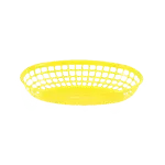 Thunder Group PLBK938Y, Basket, Fast Food, Stackable, Oval