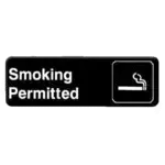 Thunder Group PLIS9312BK, Sign, Compliance, Black, Adhesive