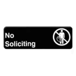 Thunder Group PLIS9322BK, Sign, Compliance, Black, Adhesive