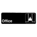 Thunder Group PLIS9323BK, Sign, Compliance, Black, Adhesive
