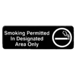 Thunder Group PLIS9327BK, Sign, Compliance, Black, Adhesive