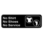 Thunder Group PLIS9330BK, Sign, Compliance, Black, Adhesive
