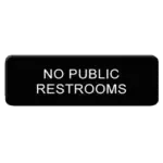 Thunder Group PLIS9335BK, Sign, Compliance, Black, Adhesive