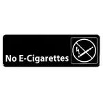Thunder Group PLIS9337BK, Sign, Compliance, Black, Adhesive
