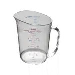 Thunder Group PLMC032CL, FOOD PREPARATION; Polycarbonate Measuring Cup, Break-Resistant, 1 Quart