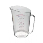 Thunder Group PLMC064CL, FOOD PREPARATION; Polycarbonate Measuring Cup, Break-Resistant, 2 Quart