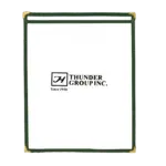 Thunder Group PLMENU-1GR, Menu Cover, Green, Plastic