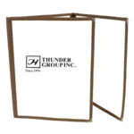 Thunder Group PLMENU-3BR, Menu Cover, Brown, Plastic
