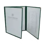 Thunder Group PLMENU-3GR, Menu Cover, Green, Plastic