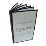Thunder Group PLMENU-6TGI, Menu Cover, Black, Plastic