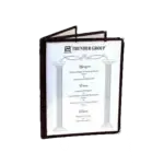 Thunder Group PLMENU-L3BR, Menu Cover, Brown, Plastic