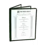 Thunder Group PLMENU-L3GR, Menu Cover, Green, Plastic