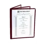 Thunder Group PLMENU-L3MA, Menu Cover, Maroon, Plastic