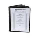 Thunder Group PLMENU-L4BL, Menu Cover, Black, Plastic