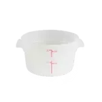 Thunder Group PLRFT302TL, Food Storage Container, Round, 2 Quart, Clear