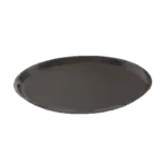 Thunder Group , PLRT016, Serving Tray, Non-Skid, Abs Plastic, Black, 16" Dia