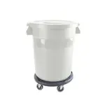 Thunder Group PLTC020W, Trash Can / Container, Commercial, 20 Gallon, Plastic, Round