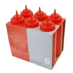 Thunder Group PLTHSB024RW, Squeeze Bottle, Wide Mouth, Plastic