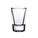 Thunder Group PLTHSG001CC, Glassware, Plastic, 1 Oz., Clear, Glass