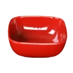 Thunder Group PS3103RD, Soup Salad Pasta Cereal Bowl, Plastic, Melamine, Square, Red