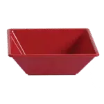 Thunder Group PS5004RD, Soup Salad Pasta Cereal Bowl, Plastic, Melamine, Square, Red