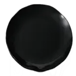 Thunder Group , RF1018B, Plate, Plastic, Melamine, Round, Black