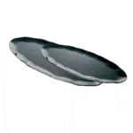 Thunder Group , RF2024BW, Platter, Plastic, Melamine, Black, Oval