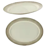 Thunder Group , SD2121J, Platter, Plastic, Melamine, Oval