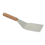 Thunder Group SLTWHT003, Turner, Solid, Stainless Steel, Wood, 11-1/2" L