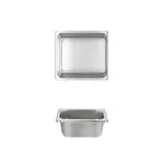 Thunder Group STPA4162, Steam Table Pan, Stainless Steel, 1/6 Size