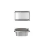 Thunder Group STPA4192, Steam Table Pan, Stainless Steel, 1/9 Size