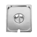Thunder Group , STPA5120CS, Steam Table Pan Cover, Stainless Steel, 1/2 Size, Slotted