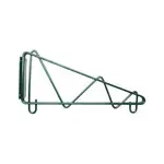Thunder Group WBEP018, Shelving; Green Epoxy Single Wall Bracket