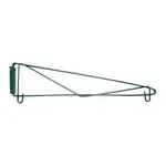 Thunder Group WBEP021, Shelving; Green Epoxy Single Wall Bracket