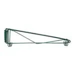 Thunder Group WBEP224, Shelving; Green Epoxy Double Wall Bracket