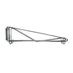 Thunder Group WBSV221, Shelving; Chrome Plated Double Wall Bracket