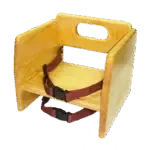 Thunder Group WDTHBS018, Booster Seat, Wood, Natural, Stackable