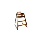 Thunder Group WDTHHC019A, High Chair, Wood, Walnut