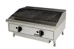 Toastmaster 7H-TMLC24_NG, Charbroiler, Gas, Countertop, Heavy-Duty, Tapered, 24" W