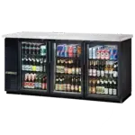 True Manufacturing , TBB24-72-3G-Z1-SFT-B-1, Back Bar Cabinet, Refrigerated