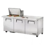 True Manufacturing , TSSU-72-12M-B-HC, Refrigerated Counter, Mega Top Sandwich / Salad Unit
