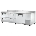 True Manufacturing TWT-93D-4-HC, Refrigerated Counter, Work Top