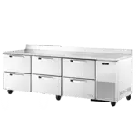 True Manufacturing TWT-93D-6-HC~SPEC3, Refrigerated Counter, Work Top