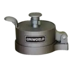 Uniworld Foodservice Equipment MBP-100, Hamburger Patty Press, Handheld, Aluminum